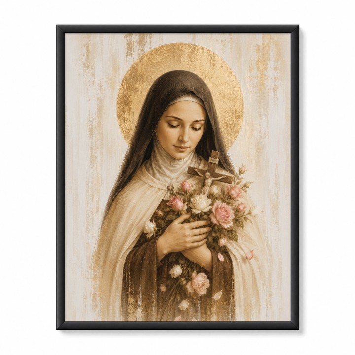 Obraz Świętej Teresy z Lisieux – Mała Tereska | Obraz Religijny