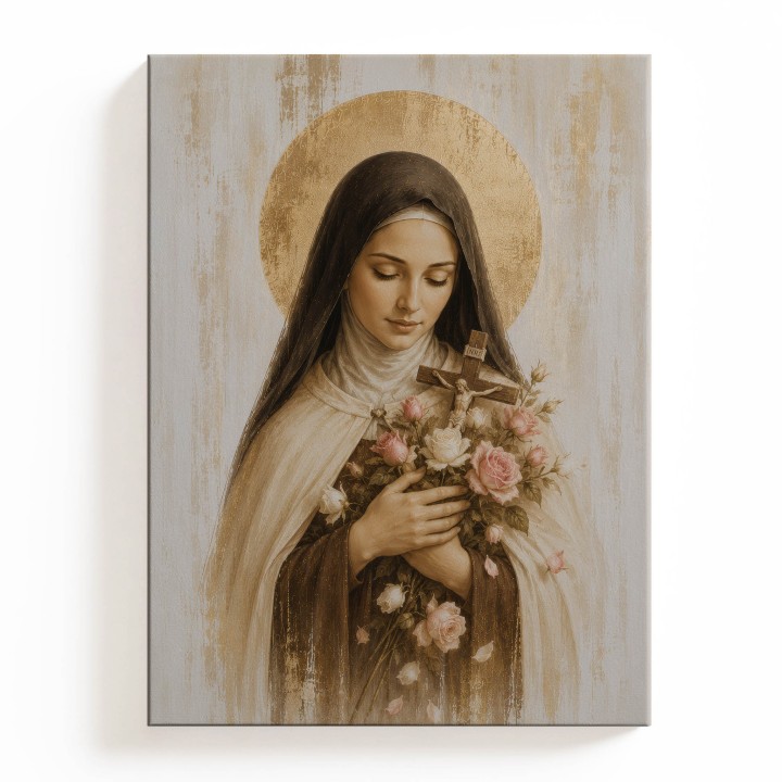 Obraz Świętej Teresy z Lisieux – Mała Tereska | Obraz Religijny