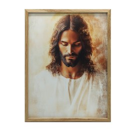 Plakat Jezus w spokoju serca – chrześcijańska inspiracja do Twojego wnętrza