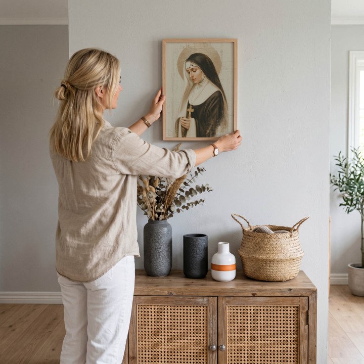 Obraz Świętej Rity – duchowa dekoracja i prezent religijny | Arte Deum