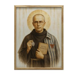 Obraz Świętego Maksymiliana Kolbego – Polski Święty i Męczennik