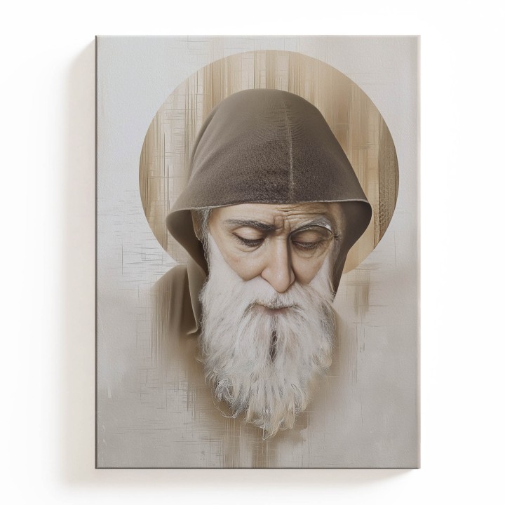 Święty Szarbel – obraz religijny do wnętrz | Artedeum