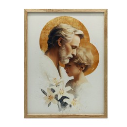 Obraz Świętego Józefa z Jezusem – duchowa dekoracja i prezent religijny | Arte Deum