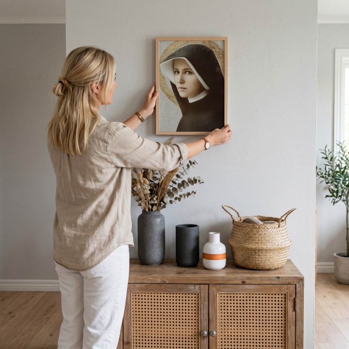 Obraz Świętej Faustyny Kowalskiej – duchowa inspiracja i piękno | Arte Deum