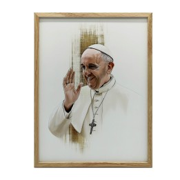 Plakat z Papieżem Franciszkiem – Radość i Miłość