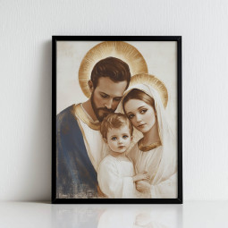 Czułość Świętej Rodziny – obraz religijny | Artedeum