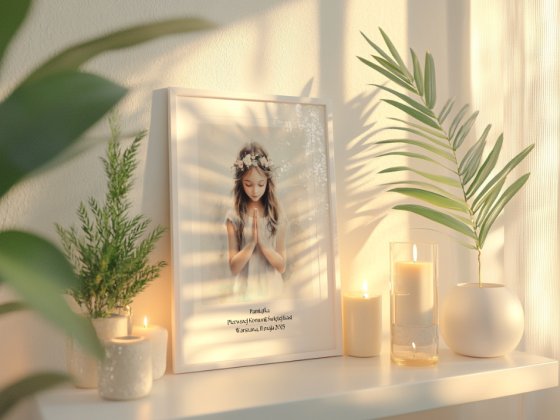 Niezapomniana Pamiątka Pierwszej Komunii Świętej: Personalizowane Obrazy z Arte Deum
