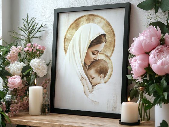 Obrazy religijne na Dzień Matki i Dzień Kobiet – wyjątkowy prezent z głębokim przesłaniem