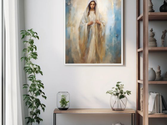 Jak wizerunek Maryi wzbogaca przestrzeń duchową w domu?