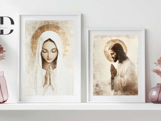 Plakaty religijne jako prezent – modlitwa i troska Boża